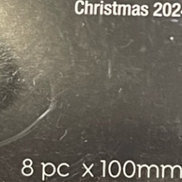 NWT Hobby Lobby Flocked Velvet  Ornaments - 2 Sets - Picture 3 of 5